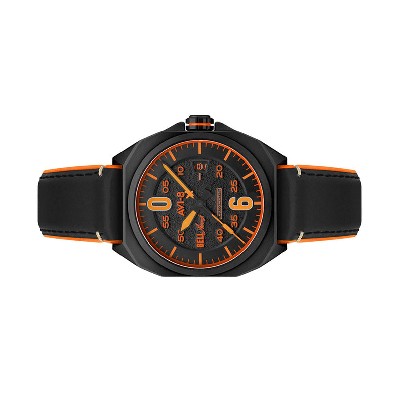 AVI-8 Bell X-1 Machbuster Automatic Jet Black Dial #AV-4115-04