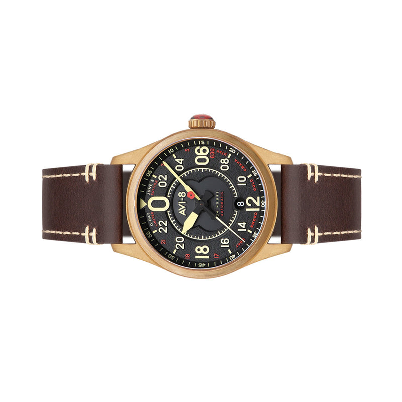 AVI-8 Spitfire D-Day 80 Royal British Legion 24 Hour Automatic Bronze LE #AV-4116-RBL-01