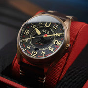 AVI-8 Spitfire D-Day 80 Royal British Legion 24 Hour Automatic Bronze LE #AV-4116-RBL-01