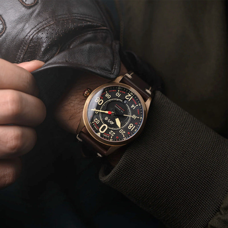AVI-8 Spitfire D-Day 80 Royal British Legion 24 Hour Automatic Bronze LE #AV-4116-RBL-01