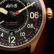 AVI-8 Spitfire D-Day 80 Royal British Legion 24 Hour Automatic Bronze LE #AV-4116-RBL-01