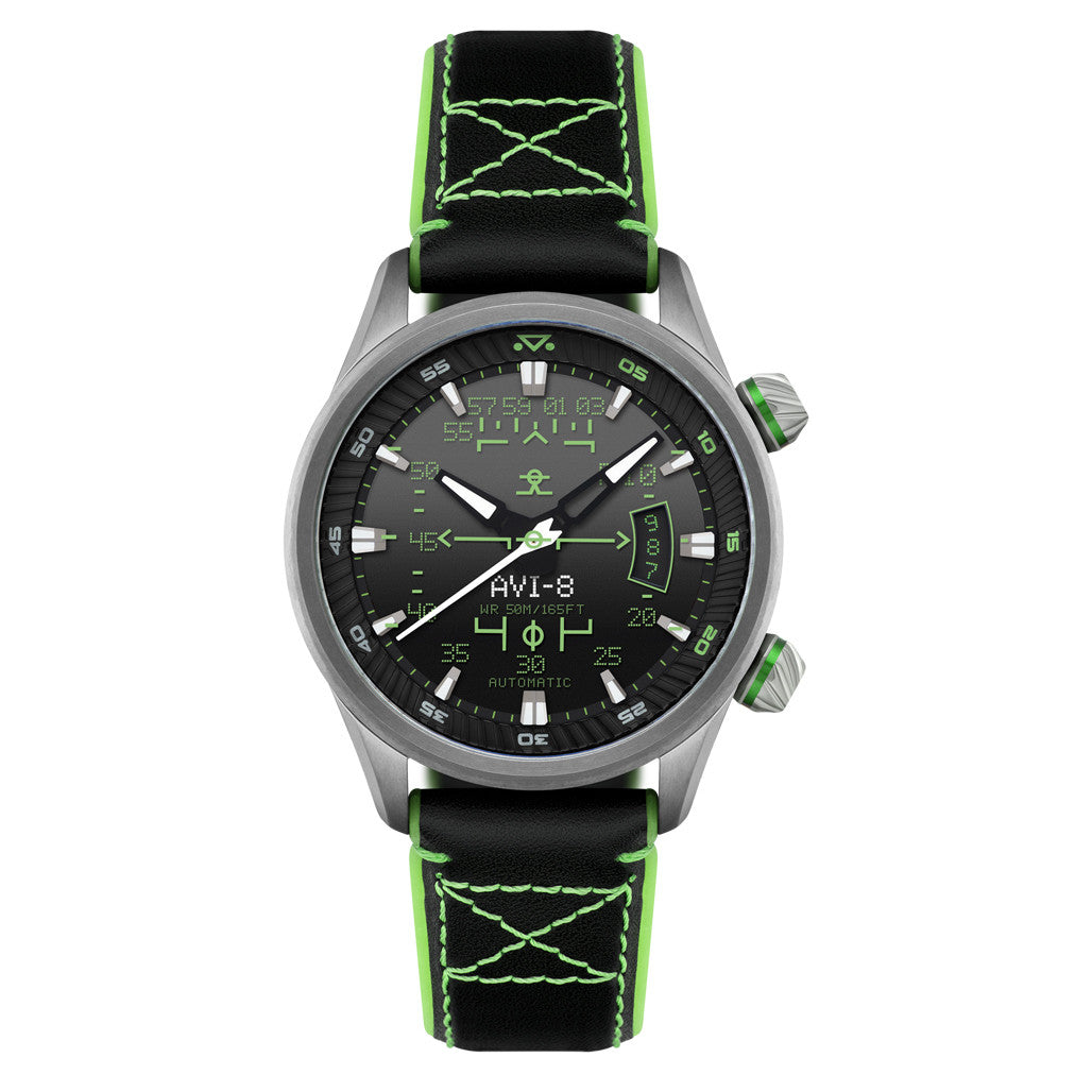 AVI-8 Hawker Harrier HUD Automatic with Gradient Black Dial #AV