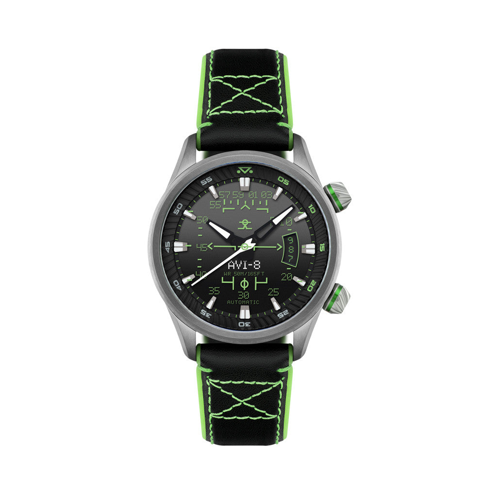 AVI-8 Hawker Harrier HUD Automatic with Gradient Black Dial #AV