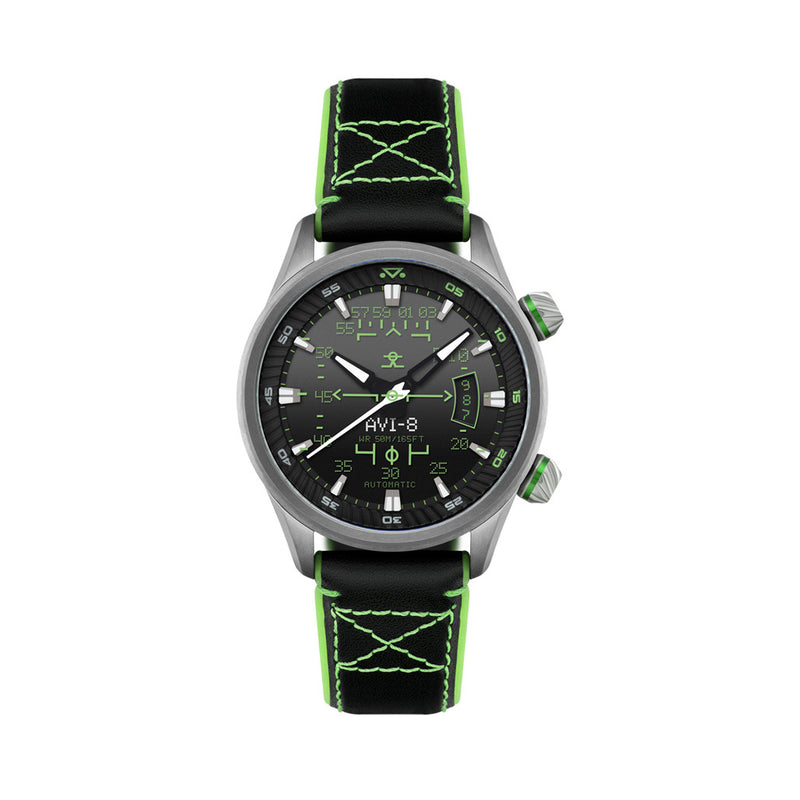 AVI-8 Hawker Harrier HUD Automatic with Gradient Black Dial #AV-4117-02