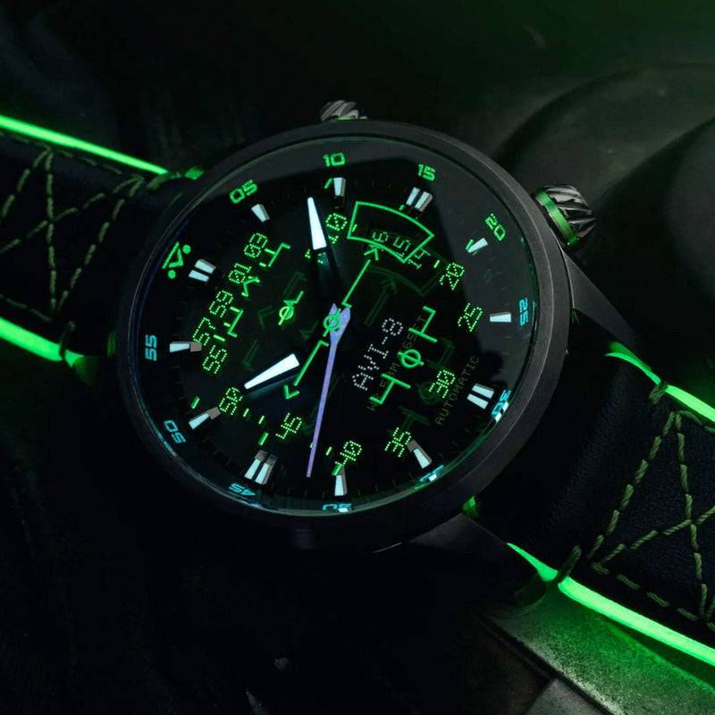 AVI-8 Hawker Harrier HUD Automatic with Gradient Black Dial #AV-4117-02
