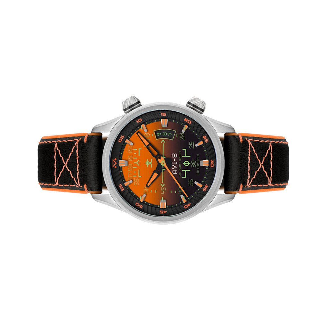 AVI-8 Hawker Harrier HUD Automatic with Gradient Orange Dial #AV