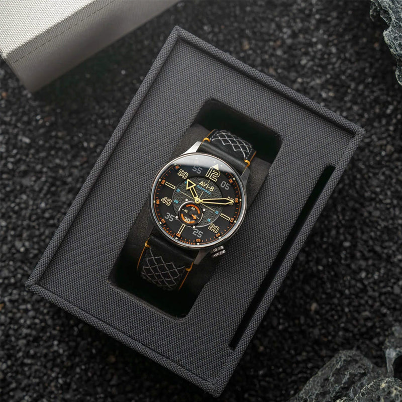 AVI-8 Hawker Typhoon Baldwin Automatic Cool Black Dial #AV-4119-01