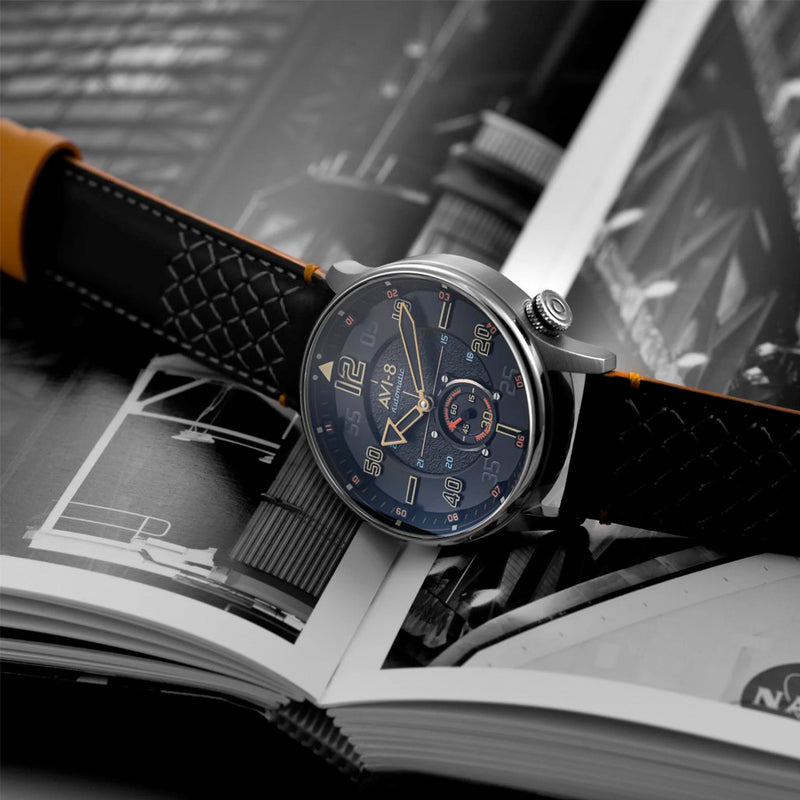 AVI-8 Hawker Typhoon Baldwin Automatic Cool Black Dial #AV-4119-01