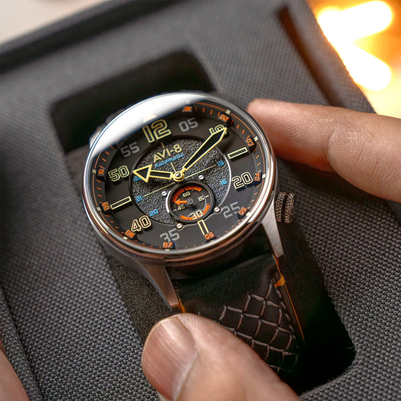 AVI-8 Hawker Typhoon Baldwin Automatic Cool Black Dial #AV-4119-01