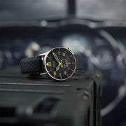 AVI-8 Hawker Typhoon Baldwin Automatic Cool Black Dial #AV-4119-01