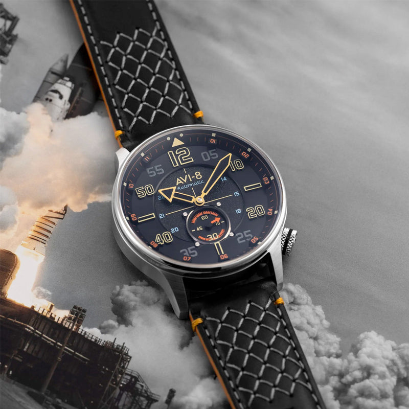 AVI-8 Hawker Typhoon Baldwin Automatic Cool Black Dial #AV-4119-01