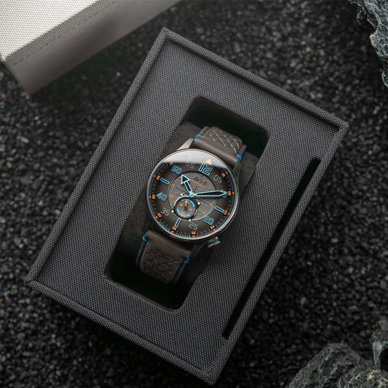 AVI-8 Hawker Typhoon Baldwin Automatic Iron Blue Dial #AV-4119-03