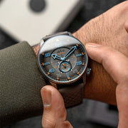 AVI-8 Hawker Typhoon Baldwin Automatic Iron Blue Dial #AV-4119-03