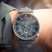 AVI-8 Hawker Typhoon Baldwin Automatic Iron Blue Dial #AV-4119-03