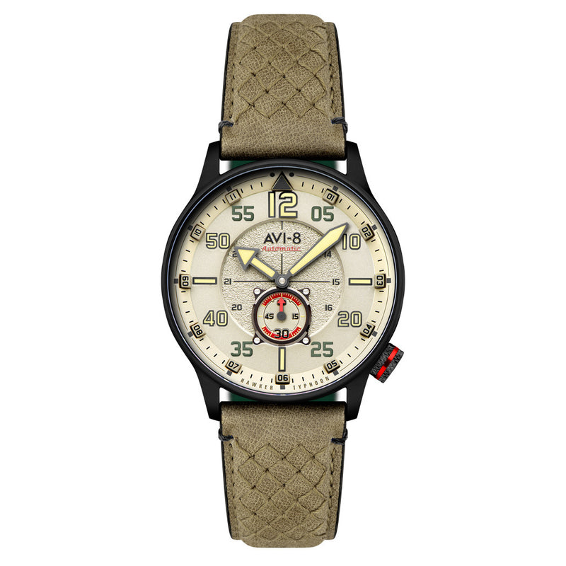 AVI-8 Hawker Typhoon Baldwin Automatic Dark Khaki Dial #AV-4119-04