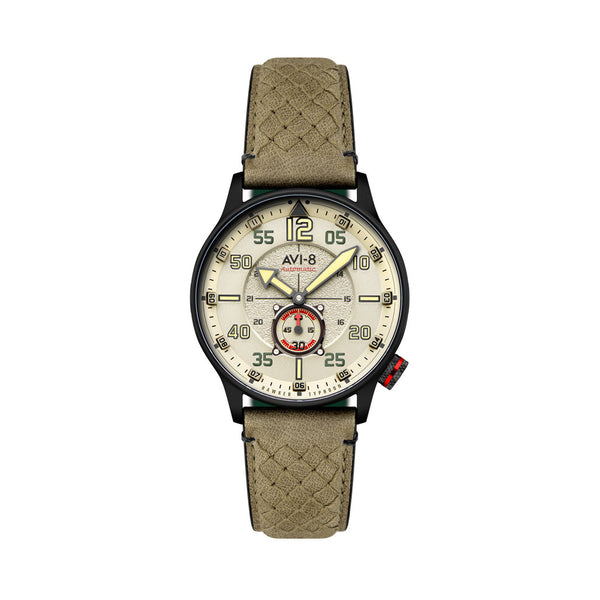 AVI-8 Hawker Typhoon Baldwin Automatic Dark Khaki Dial #AV-4119-04