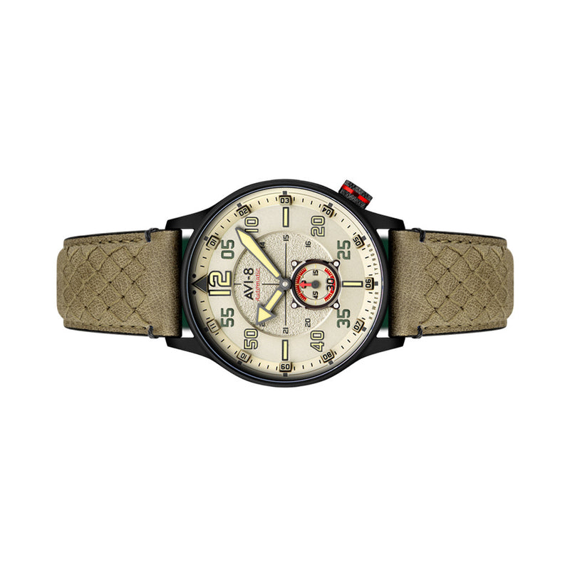 AVI-8 Hawker Typhoon Baldwin Automatic Dark Khaki Dial #AV-4119-04