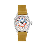 AVI-8 Flyboy Wingman Worldtimer GMT with Sand Green Dial #AV-4120-02