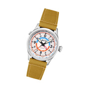 AVI-8 Flyboy Wingman Worldtimer GMT with Sand Green Dial #AV-4120-02