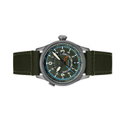 AVI-8 Flyboy Wingman Worldtimer GMT with Jungle Green Dial #AV-4120-05