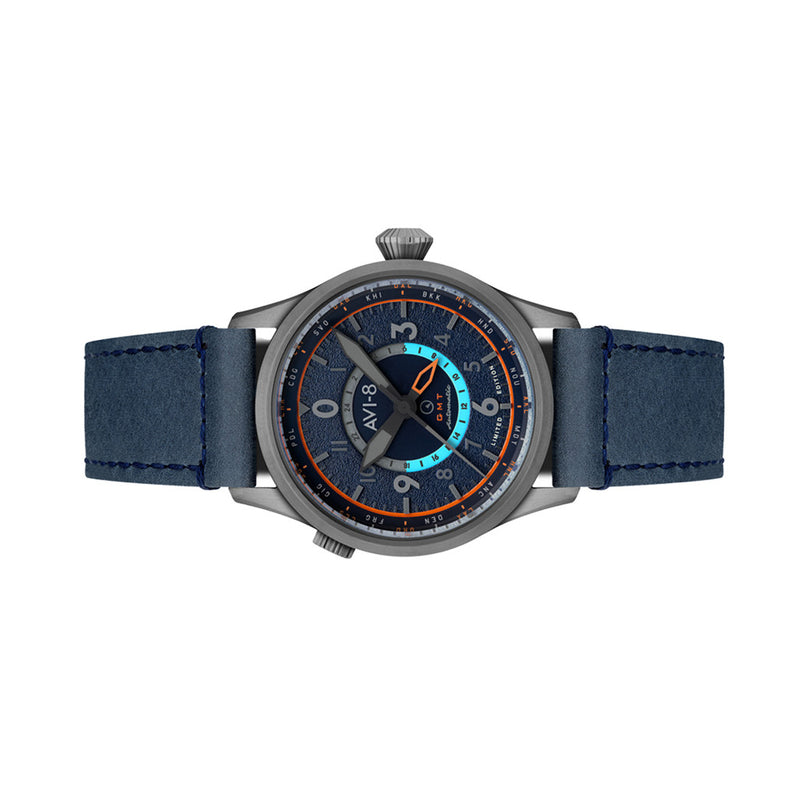 AVI-8 x Islander Limited Edition Flyboy Wingman Worldtimer GMT #AV-4120-07
