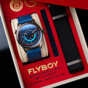AVI-8 x Islander Limited Edition Flyboy Wingman Worldtimer GMT #AV-4120-07