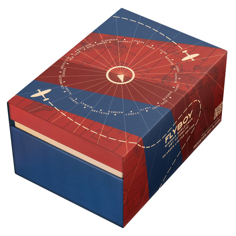 AVI-8 x Islander Limited Edition Flyboy Wingman Worldtimer GMT #AV-4120-07