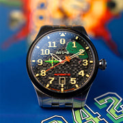AVI-8 FLYBOY Capcom 1942 Automatic Pixel LE Silver Ace #AV-4121-11
