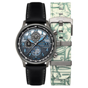 AVI-8  Hawker Hurricane Inkdial Chronograph Limited Edition #AV-4123-01