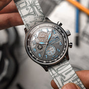 AVI-8  Hawker Hurricane Inkdial Chronograph Limited Edition #AV-4123-01