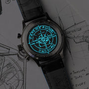 AVI-8  Hawker Hurricane Inkdial Chronograph Limited Edition #AV-4123-01