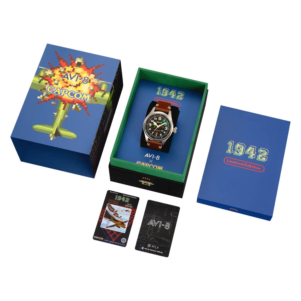 AVI-8 x CAPCOM 1942 Hawker Hurricane Clowes Pixel LE Onyx Ace #AV