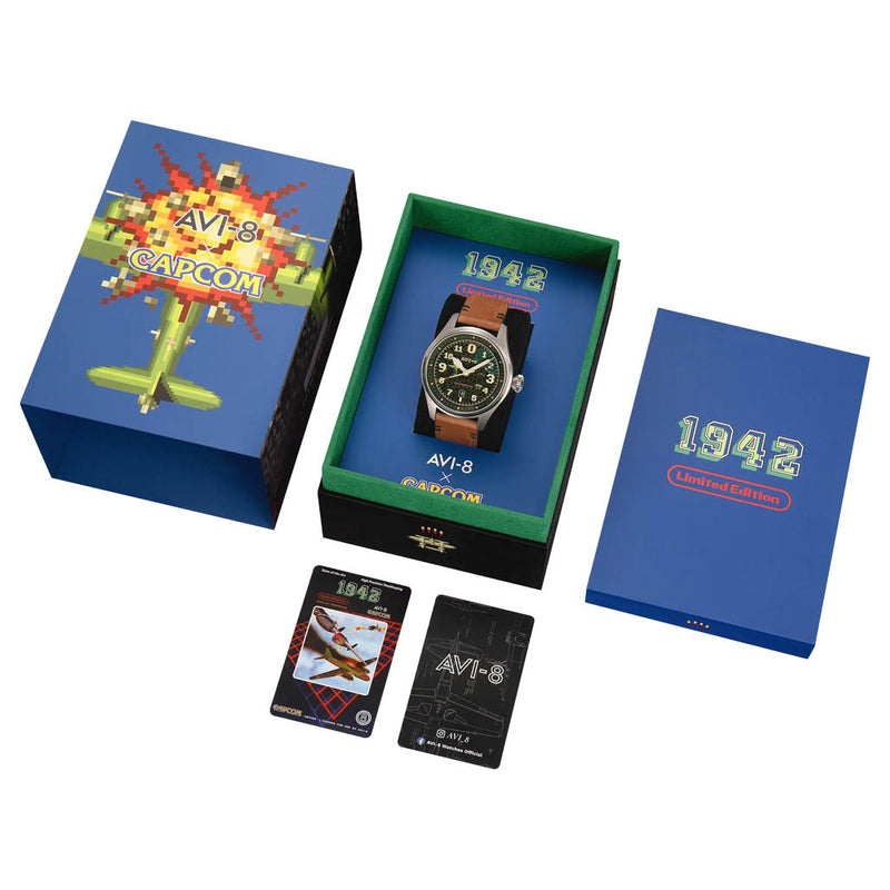 VI-8 x CAPCOM 1942 Hawker Hurricane Clowes Pixel LE Green Ace #AV-4126-03
