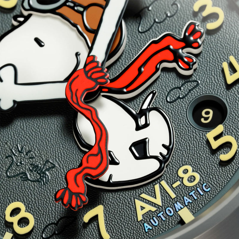 AVI-8 x Peanuts Flyboy Engineer Automatic Snoopy Flying Ace #AV-4133-03