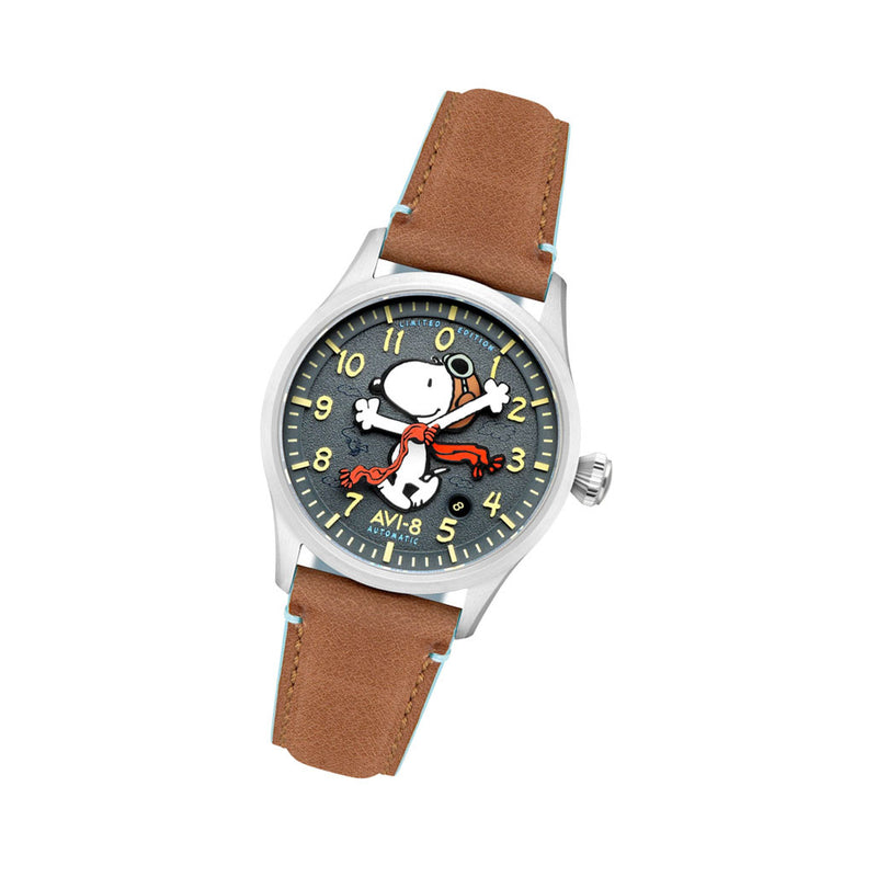 AVI-8 x Peanuts Flyboy Engineer Automatic Snoopy Flying Ace #AV-4133-03
