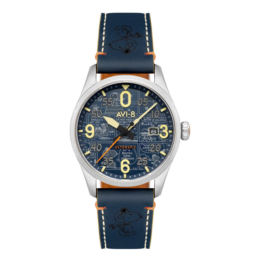 AVI-8 x Peanuts Spitfire Snoopy Flying Ace LE in Beagle Blue #AV