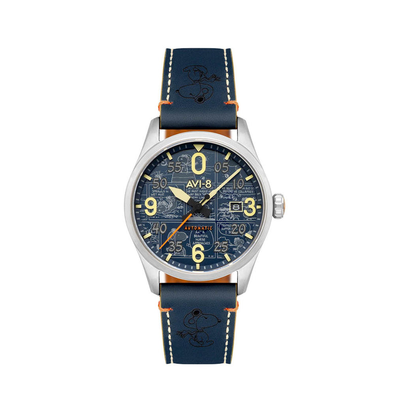 AVI-8 x Peanuts Spitfire Snoopy Flying Ace LE in Beagle Blue #AV-4134-01