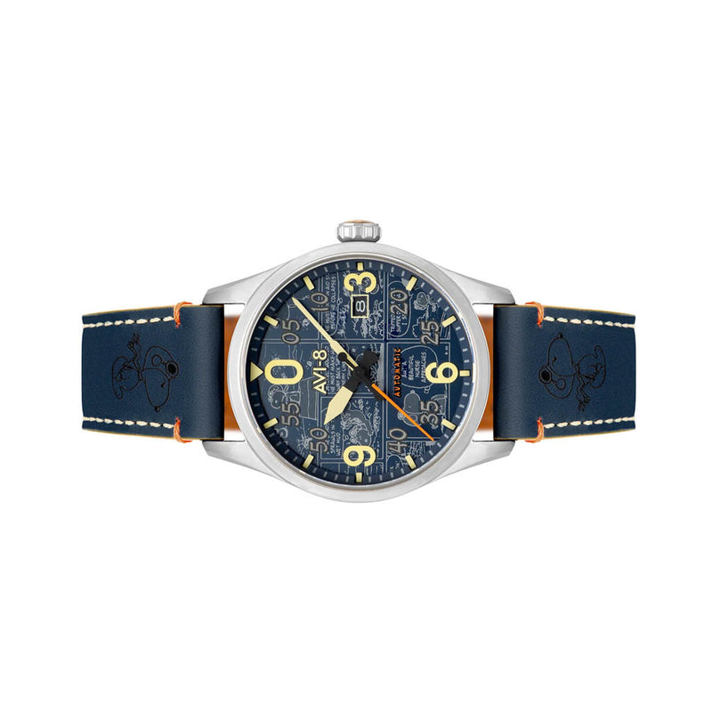 AVI-8 x Peanuts Spitfire Snoopy Flying Ace LE in Beagle Blue #AV-4134-01