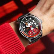 AVI-8 x Peanuts Snoopy Flying Ace GMT Automatic in Sketchbook Blue #AV-4136-02