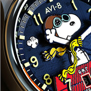 AVI-8 x Peanuts Snoopy Flying Ace GMT Automatic in Sketchbook Blue #AV-4136-02