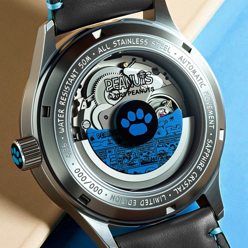 AVI-8 x Peanuts Snoopy Flying Ace GMT Automatic in Cream Brigade #AV-4136-03