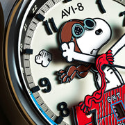 AVI-8 x Peanuts Snoopy Flying Ace GMT Automatic in Cream Brigade #AV-4136-03
