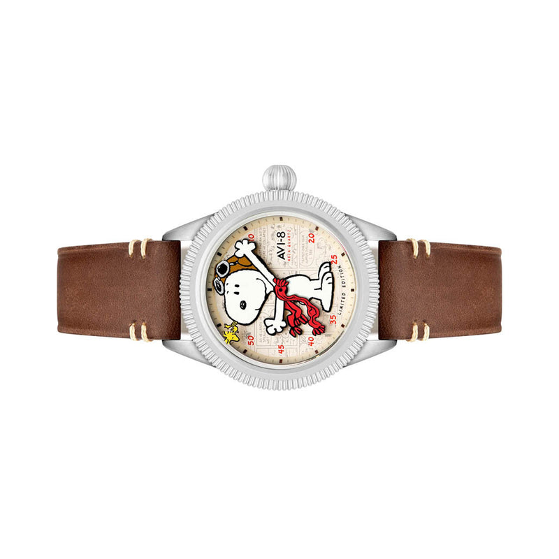 AVI-8 x Peanuts Flyboy Snoopy Flying Ace LE in Camel Brown #AV-4138-01