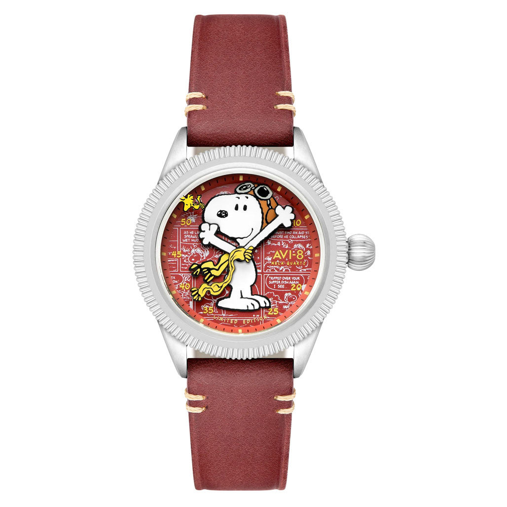 AVI-8 x Peanuts Flyboy Airmaster 40 Meca-Quartz Snoopy Flying Ace AVI-8 x Peanuts Flyboy Airmaster 40 Meca-Quartz Snoopy Flying Ace