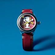 AVI-8 x Peanuts Flyboy Airmaster 40 Meca-Quartz Snoopy Flying Ace #AV-4138-02