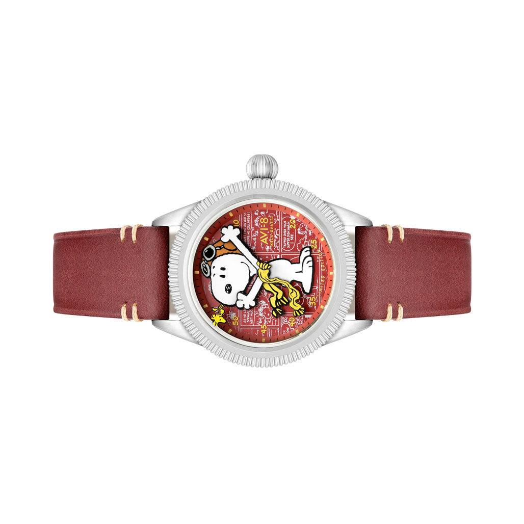 AVI-8 x Peanuts Flyboy Airmaster 40 Meca-Quartz Snoopy Flying Ace
