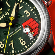 AVI-8 x Peanuts Flyboy Snoopy Flying Ace LE in Doghouse Green #AV-4139-01