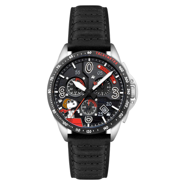 AVI-8 x Peanuts P-51 Mustang Blakeslee Chronograph Snoopy Flying