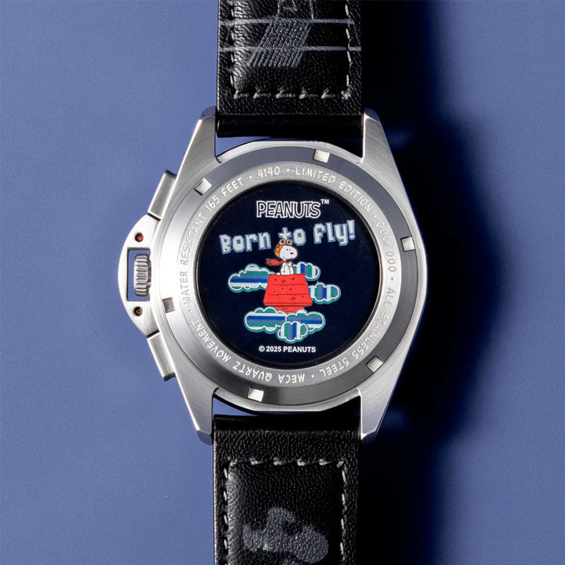 AVI-8 x Peanuts P-51 Mustang Blakeslee Chronograph Snoopy Flying Ace #AV-4140-01