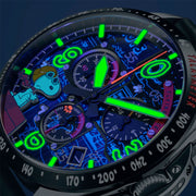AVI-8 x Peanuts P-51 Mustang Blakeslee Chronograph Snoopy Flying Ace #AV-4140-01